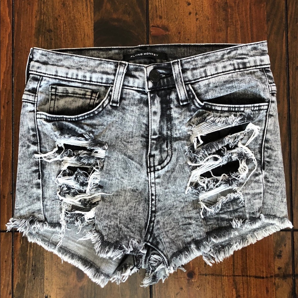Flying Monkey High Waisted Shorts